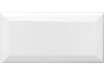 Simply Brilliant in White 3x6 Beveled