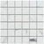 Thassos in Grey 2x2 Tile