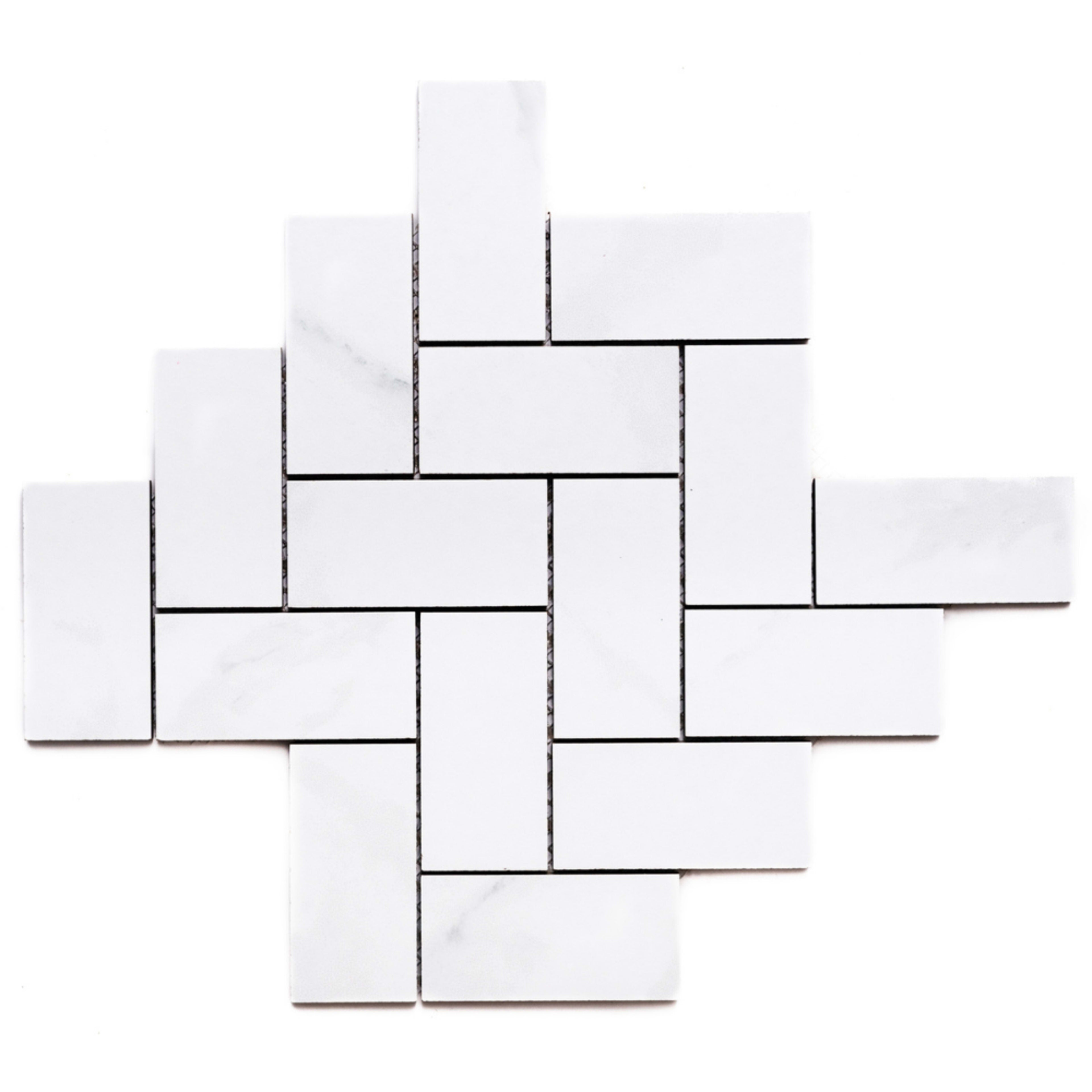 Vivaldi in White Mosaic Tile