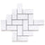 Vivaldi in White Mosaic Tile