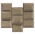 Monet Magic in Champagne Blocks Glass Tile