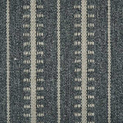 Ticking Stripe - Midnight in Midnight Area Rugs