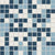 Unglazed Mosaics in Tranquility Blend Tile