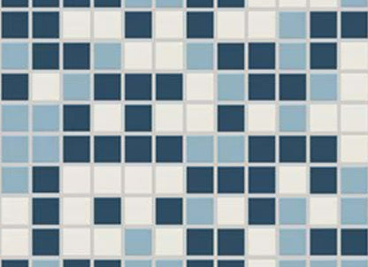 Unglazed Mosaics in Tranquility Blend