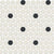 Unglazed Mosaics in Ice White/Black Penny Rounds Retro Dot Tile