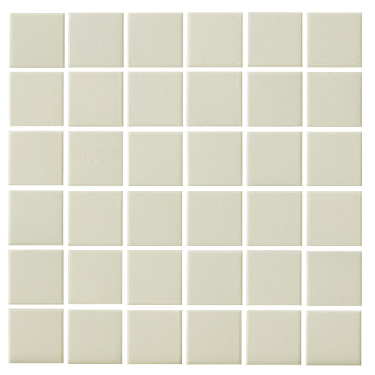 Urban Textures in Ivory 2x2 Mosaic  Tile