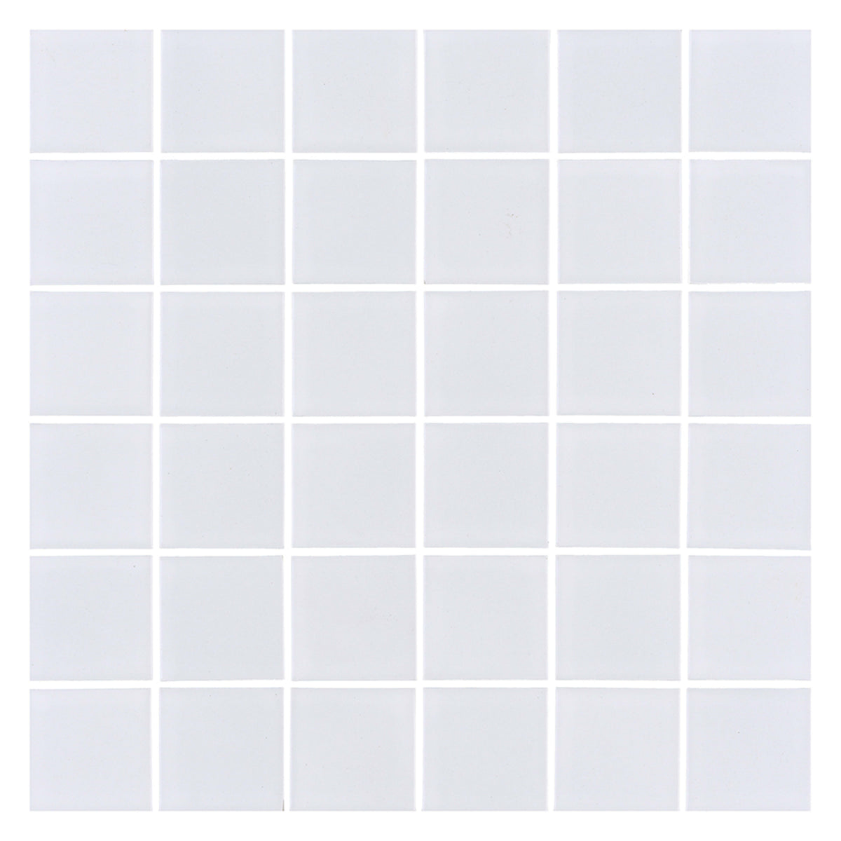 Urban Textures in White 2x2 Mosaic  Tile