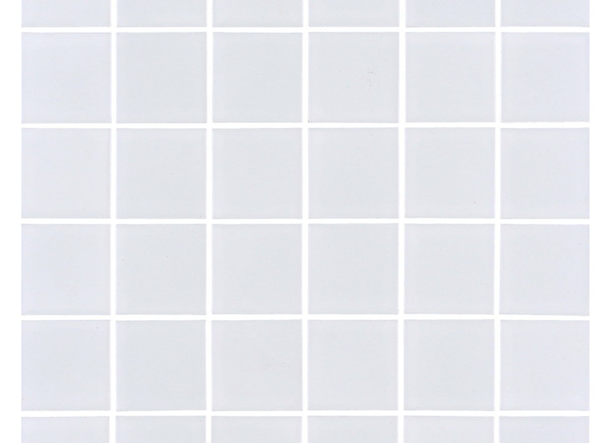 Urban Textures in White 2x2 Mosaic 