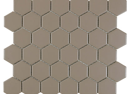 Urban Textures in Gray 2" Hexagon 