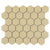 Urban Textures in Beige 2" Hexagon  Tile
