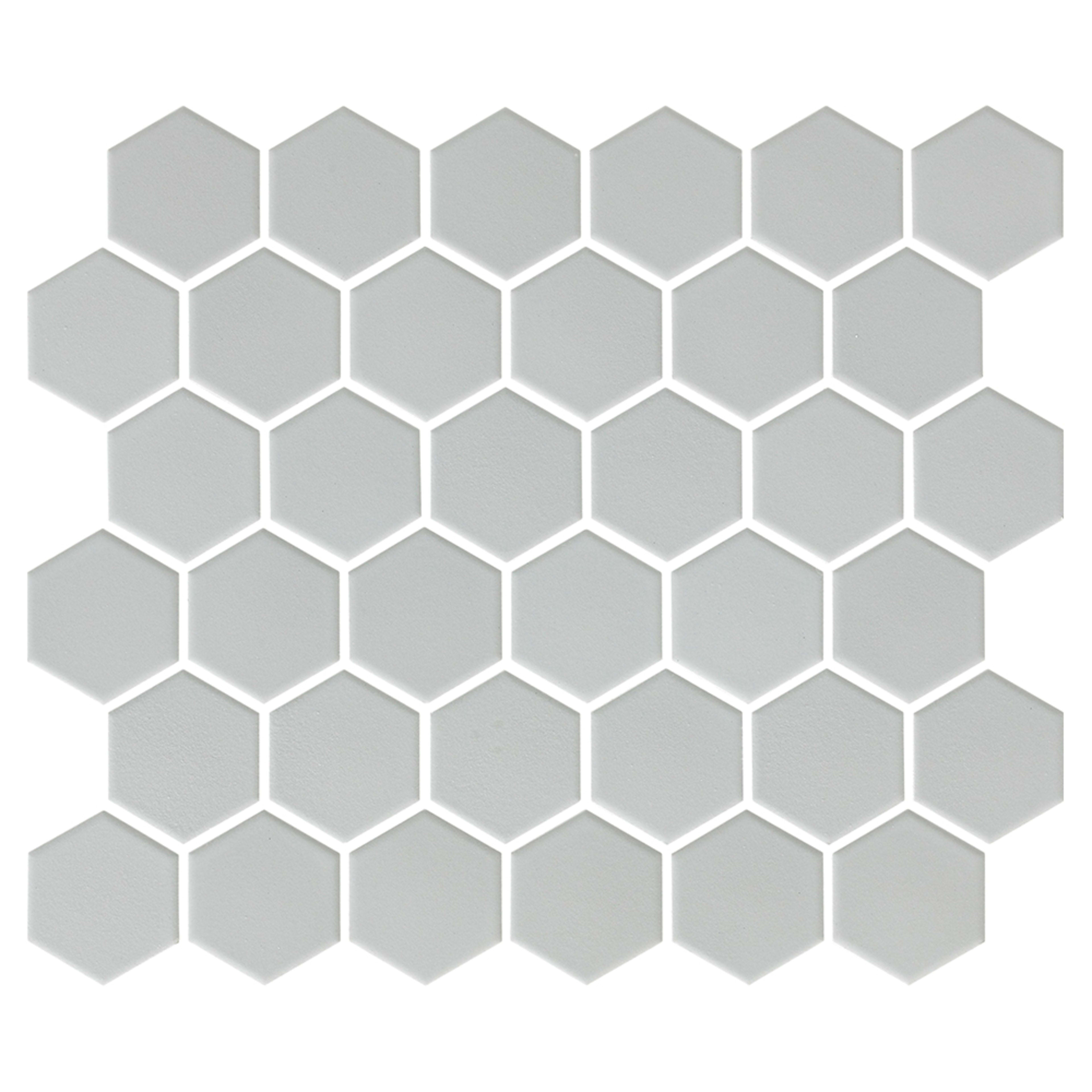 Urban Textures in Cool Gray 2" Hexagon  Tile