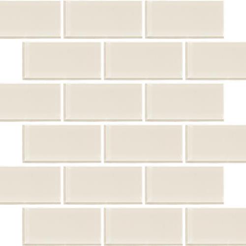 Urban Textures Contempo in Ivory - 2"x4" Glass Tile