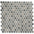 Polka Dots Collection in Umbel Grey Glass Tile