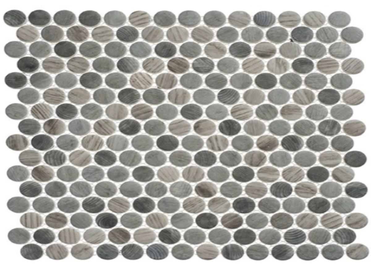 Polka Dots Collection in Umbel Grey