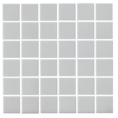 Urban Textures Mosaics in Cool Gray Matte - Square Tile