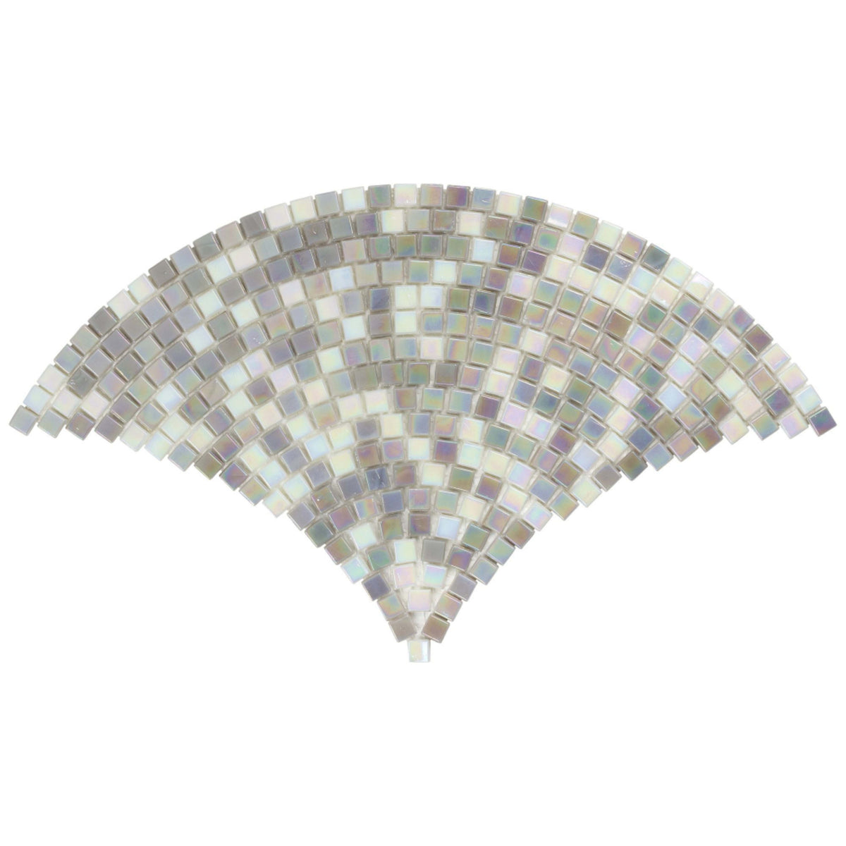 Fantasy in Moderne Fanfare Glass Tile