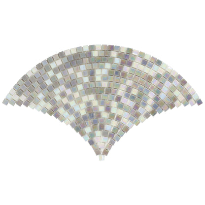 Fantasy in Moderne Fanfare Glass Tile