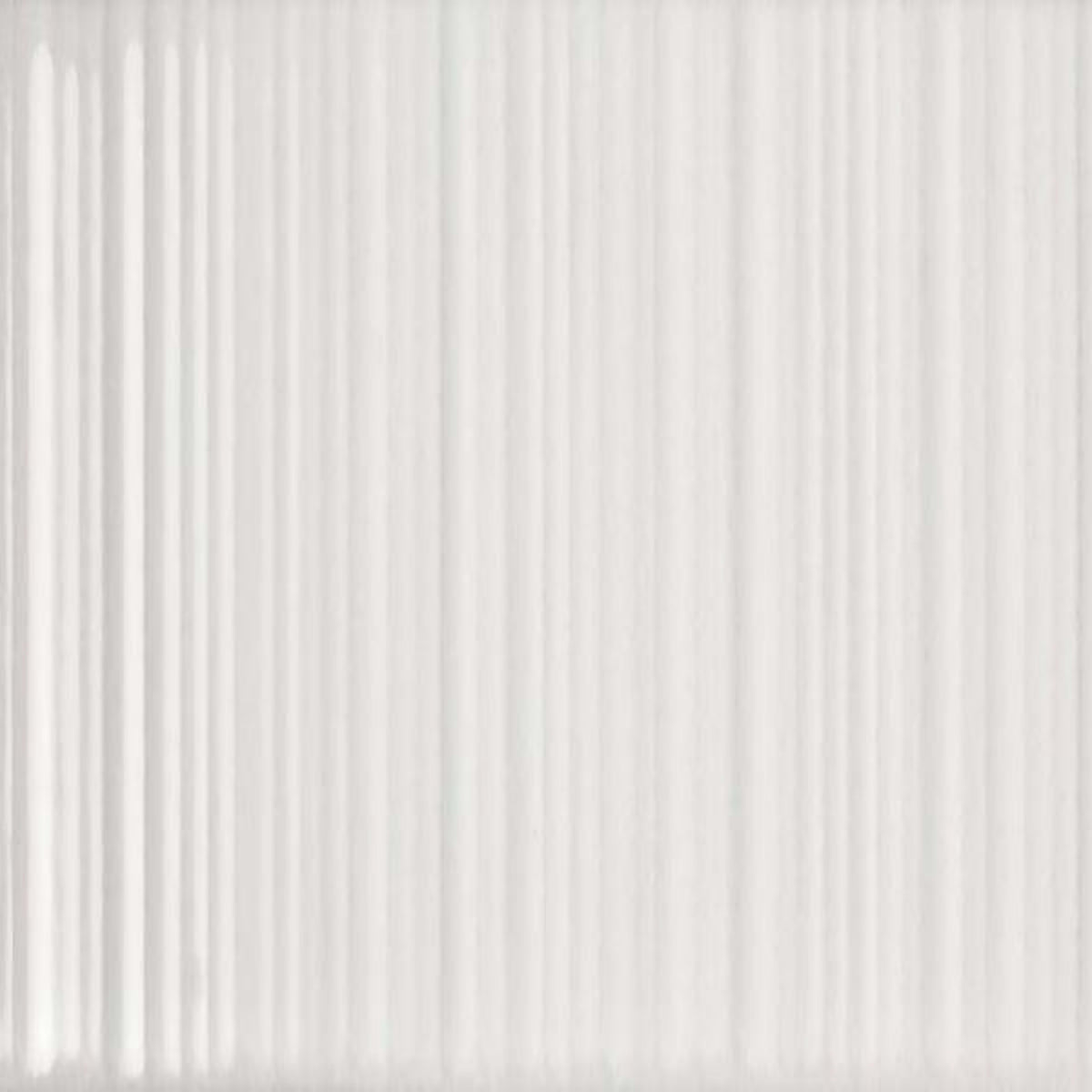 Vibrant in White Tile