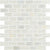 Moon Brick in White Glass Tile