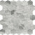 Volcana Notte in Hexagon Mosaic Honed Natural Stone
