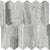 Volcana Notte in Picket Mosaic Honed Natural Stone