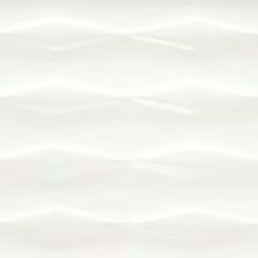 Visual Impressions in White Rectangle Wave Tile