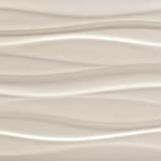 Visual Impressions in Beige Rectangle Wave Tile