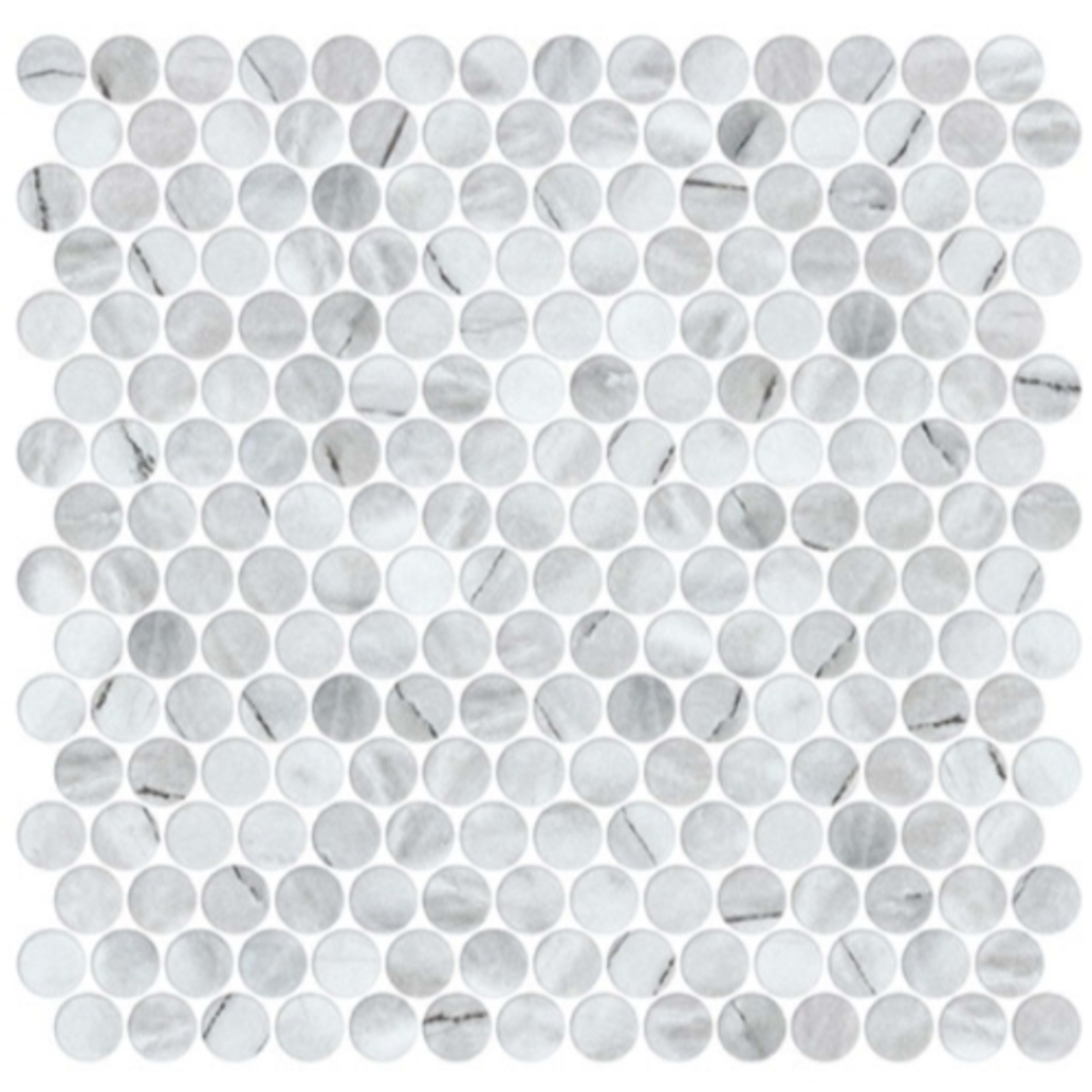 Carolina Dots Collection in Venezuela Dawn Glass Tile