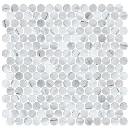 Carolina Dots Collection in Venezuela Dawn Glass Tile