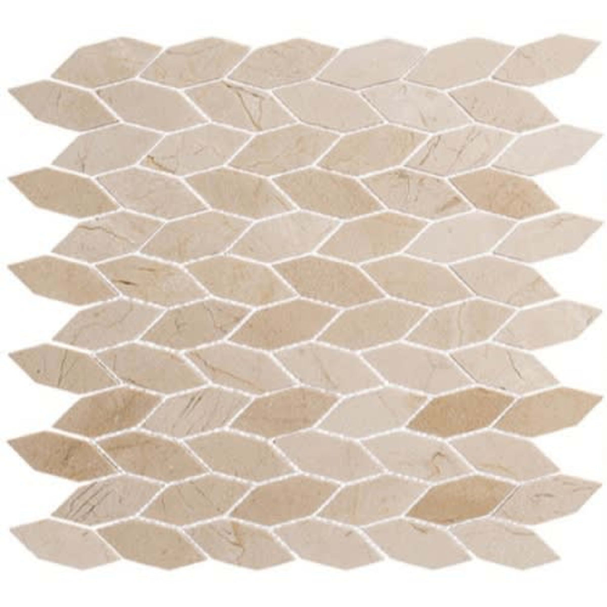 Colonial in Village Square 2 1/2x1 Long Hex Natural Stone