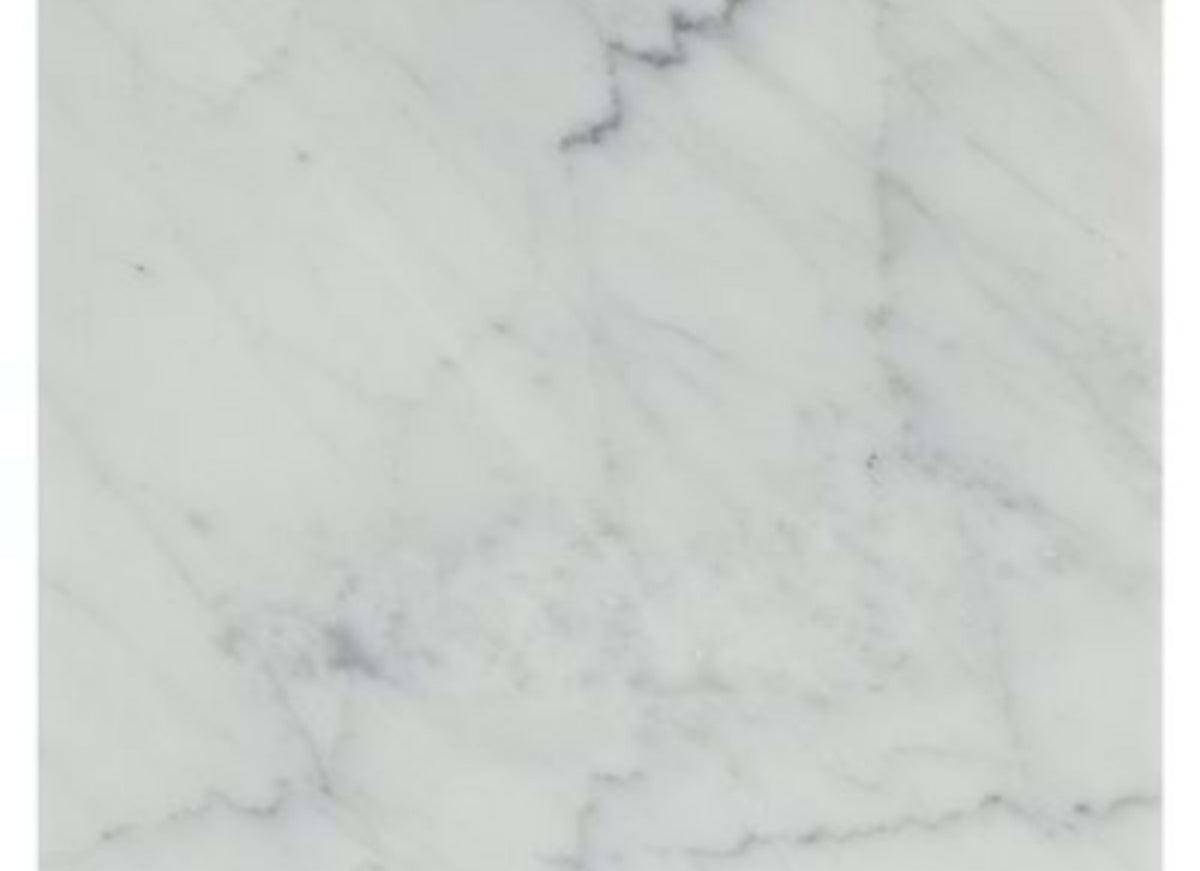 White Carrara in White Carrara ''C'' 12x12 Polished