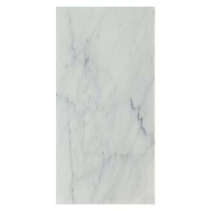 White Carrara in White Carrara ''C'' 12x24 Polished Natural Stone