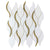 Dazzle in Symmetry Gold Glass Tile