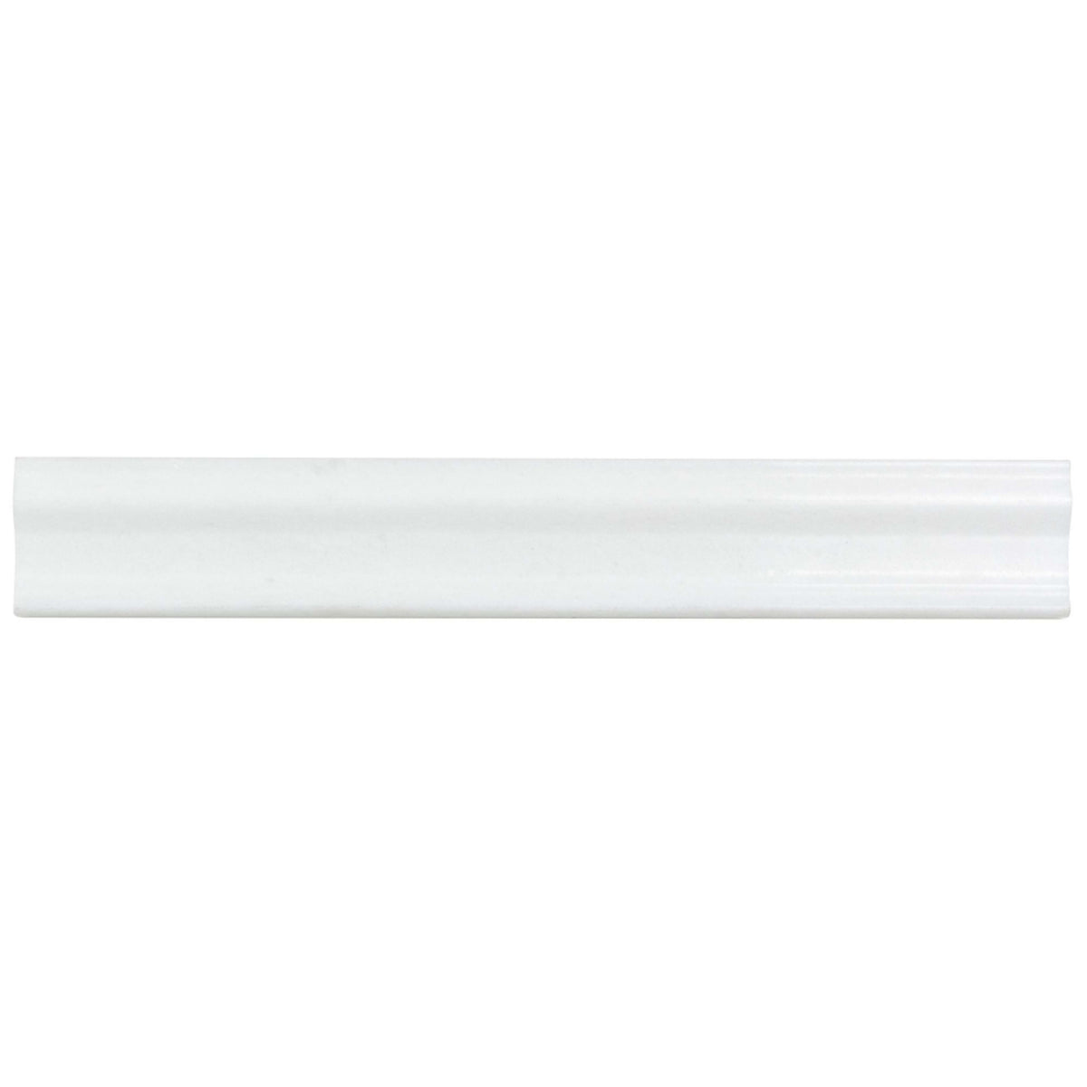 The Finish Line in Regency White Chair Rail Natural Stone