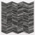 Chevron in Black Tile
