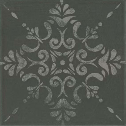 Moroccan Concrete in Aziza - Charcoal Tile