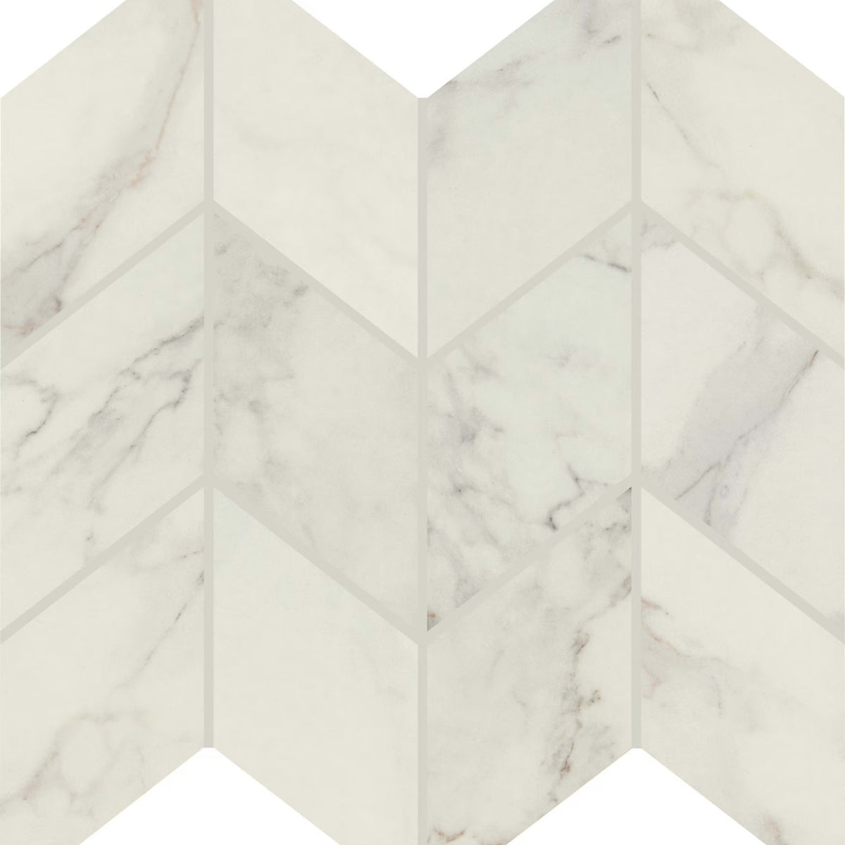 Famed in Diamond Chevron Tile