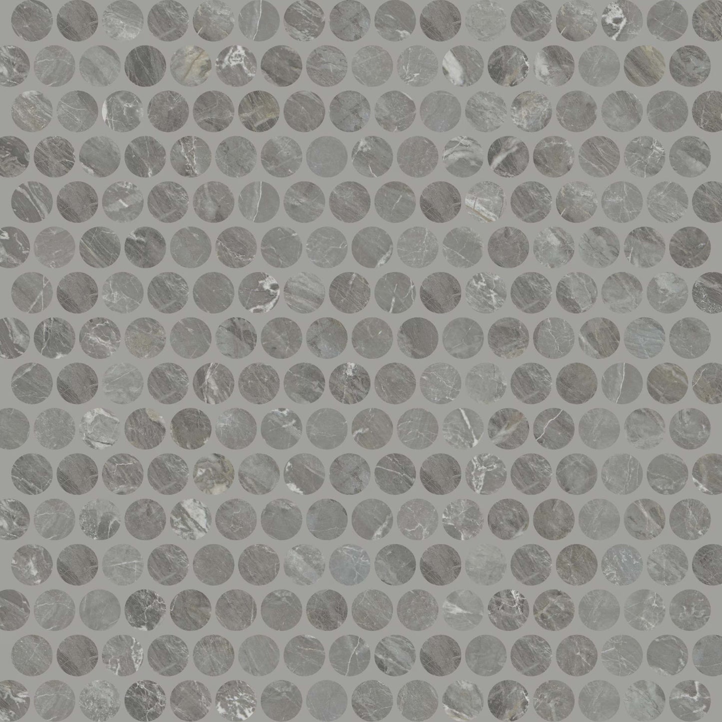 Famed in Glamour Penny Rounds Tile