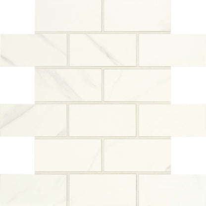 Florentine in Carrara Brick Joint Tile