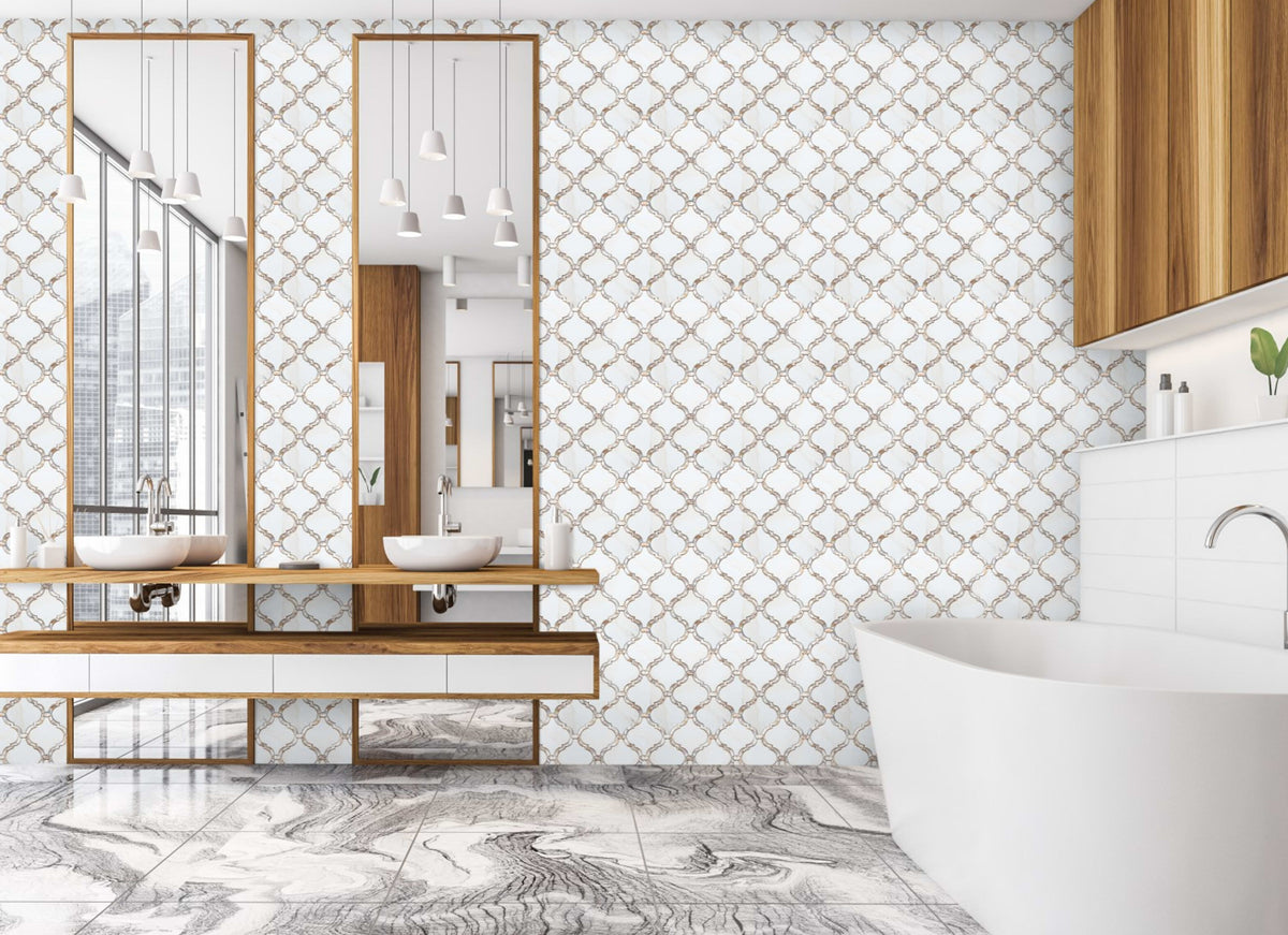 Akoya Pearl in Statuario