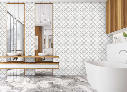 Akoya Pearl in Statuario