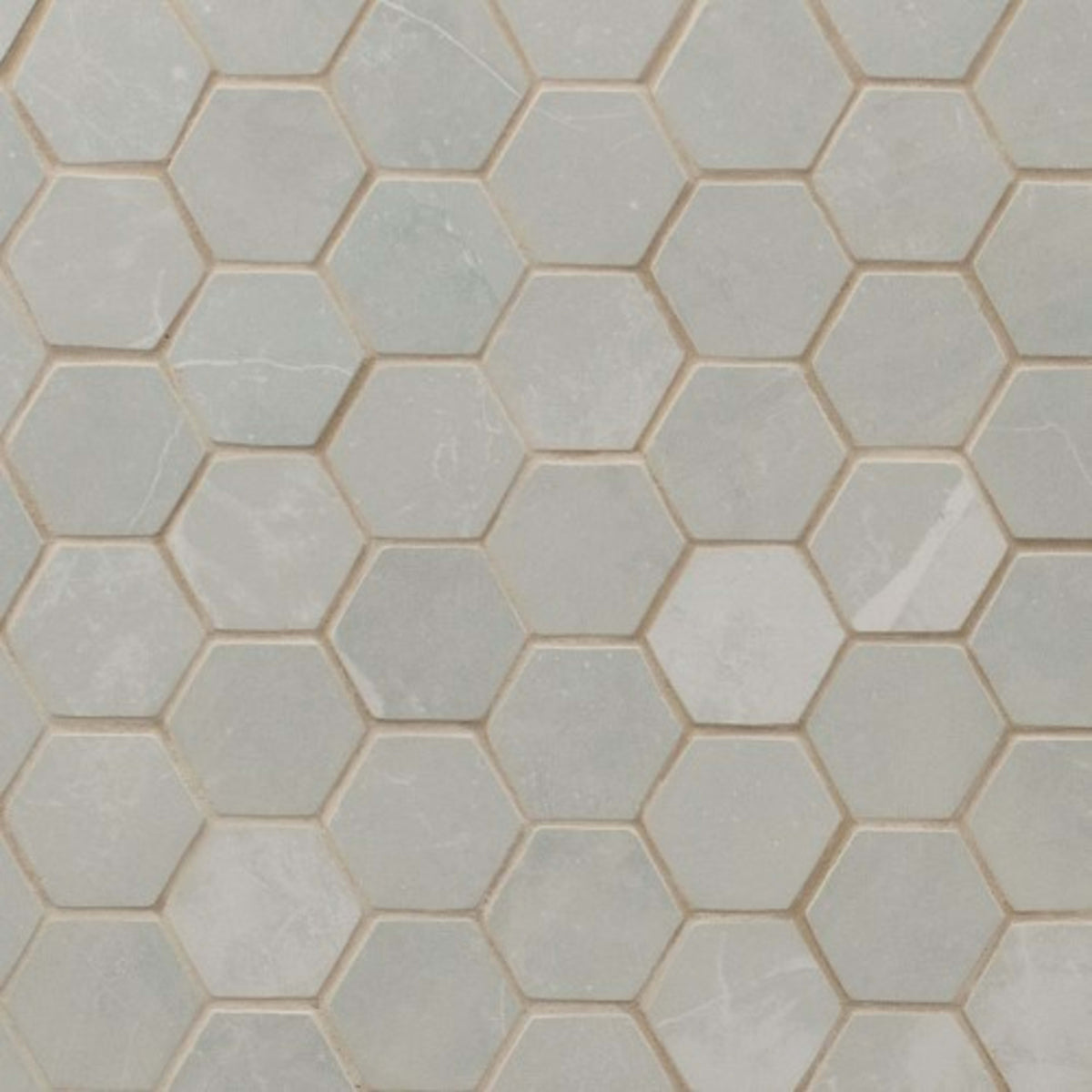 Sande in Grey 2x2 Hex Tile