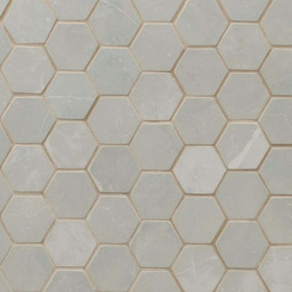 Sande in Grey 2x2 Hex Tile
