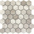 Metro in Cream - Hexagon Large Honed Natural Stone