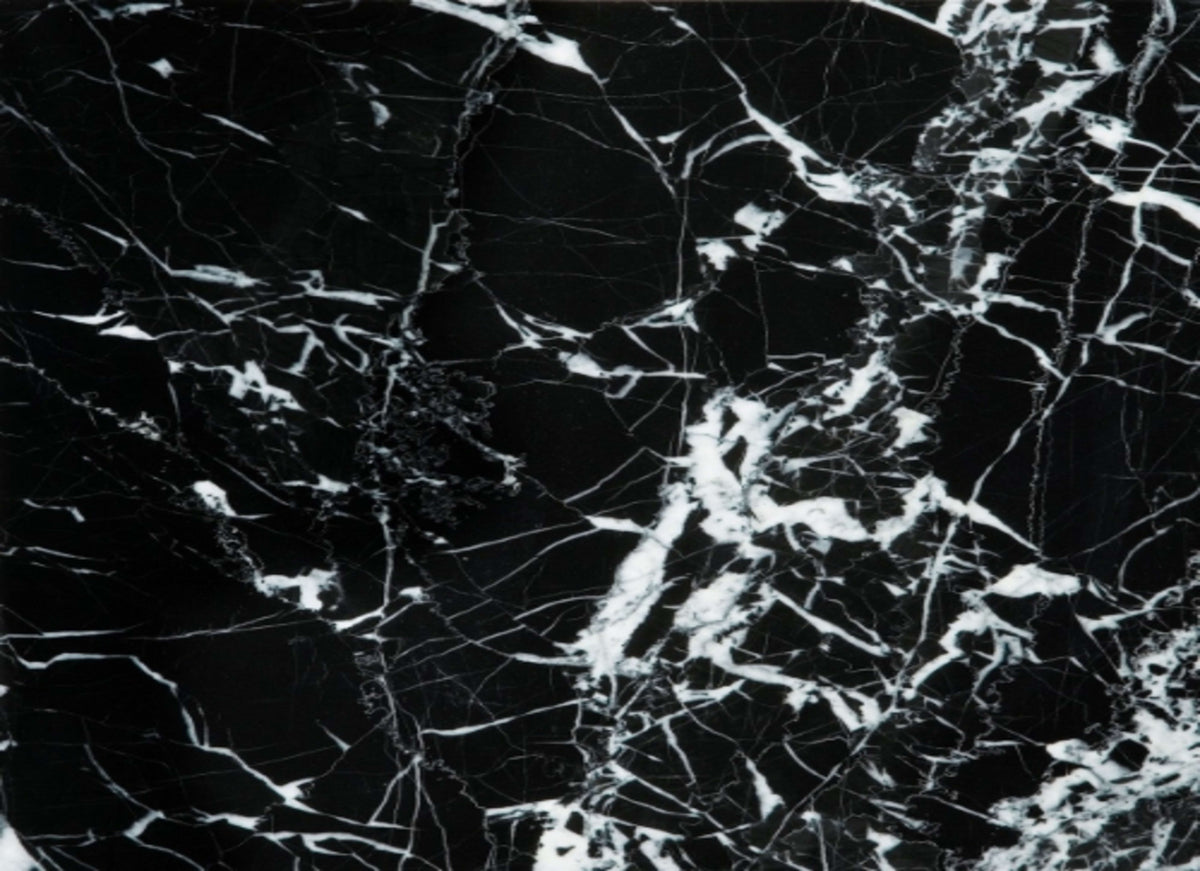 Marble in Black & White 12" X 12"