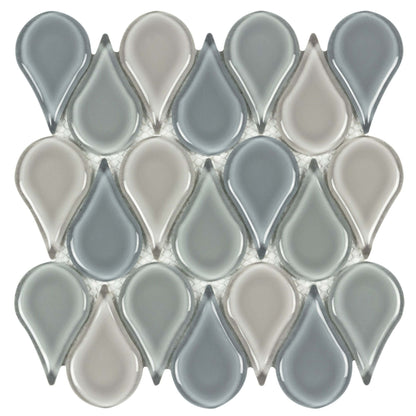 Euphoria in Mystic Rain Glass Tile