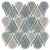 Euphoria in Mystic Rain Glass Tile