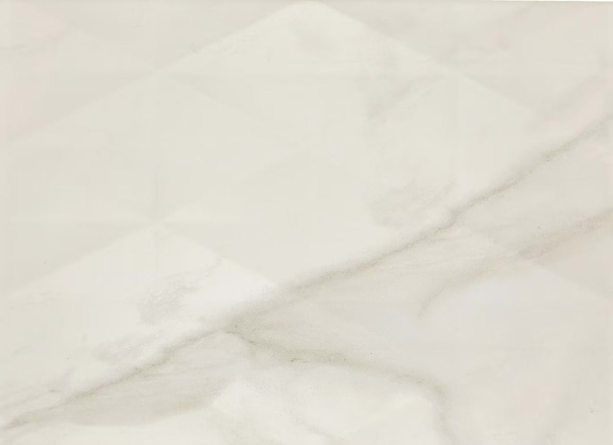 Perpetuo in Brilliant White Geometric 12x24