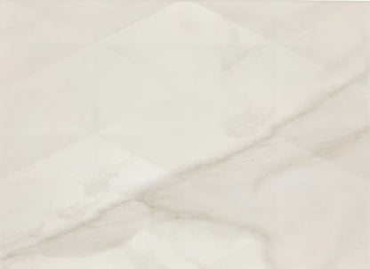Perpetuo in Brilliant White Geometric 12x24