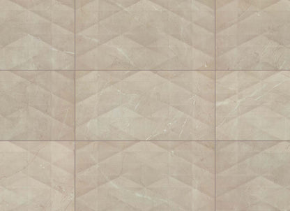 Perpetuo in Elegant Beige Geometric 12x24